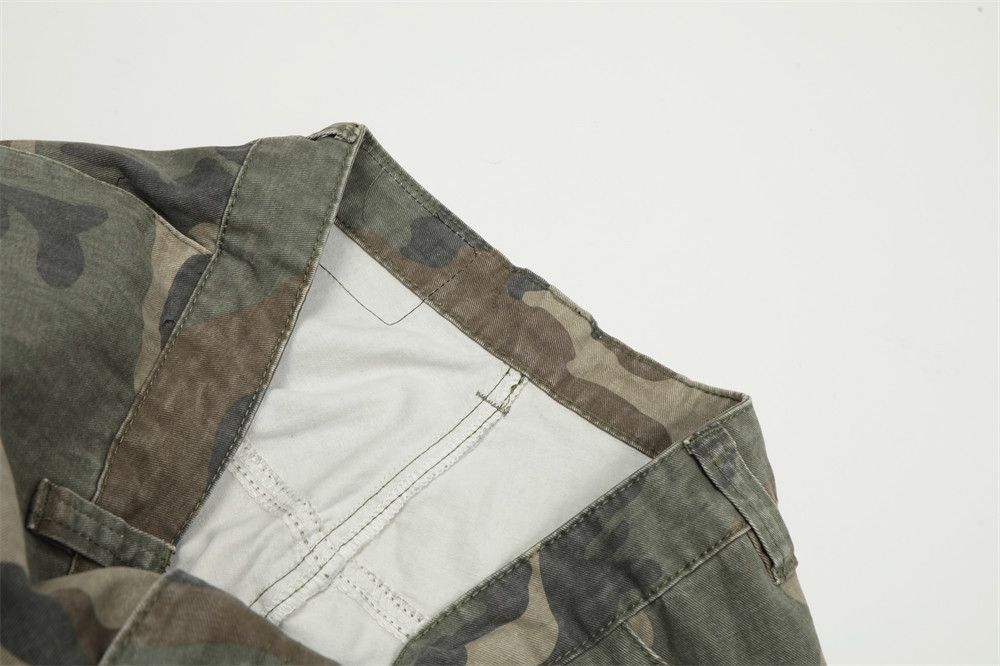 Japanese Brand × Jean Vintage American washed distressed camouflage loose jeans Size US 34 / EU 50 - 4 Thumbnail