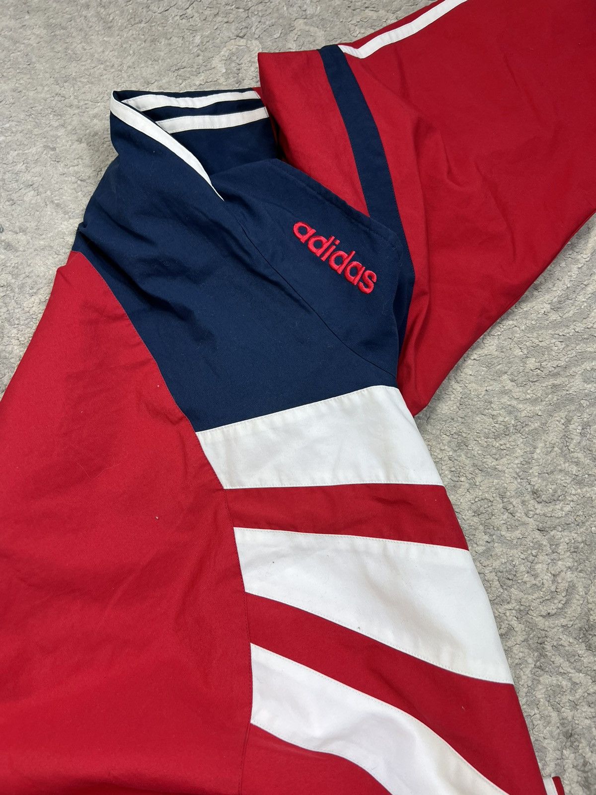 Adidas Baggy Jacket Adidas Vintage 90’s Zipped Size US L / EU 52-54 / 3 - 5 Thumbnail