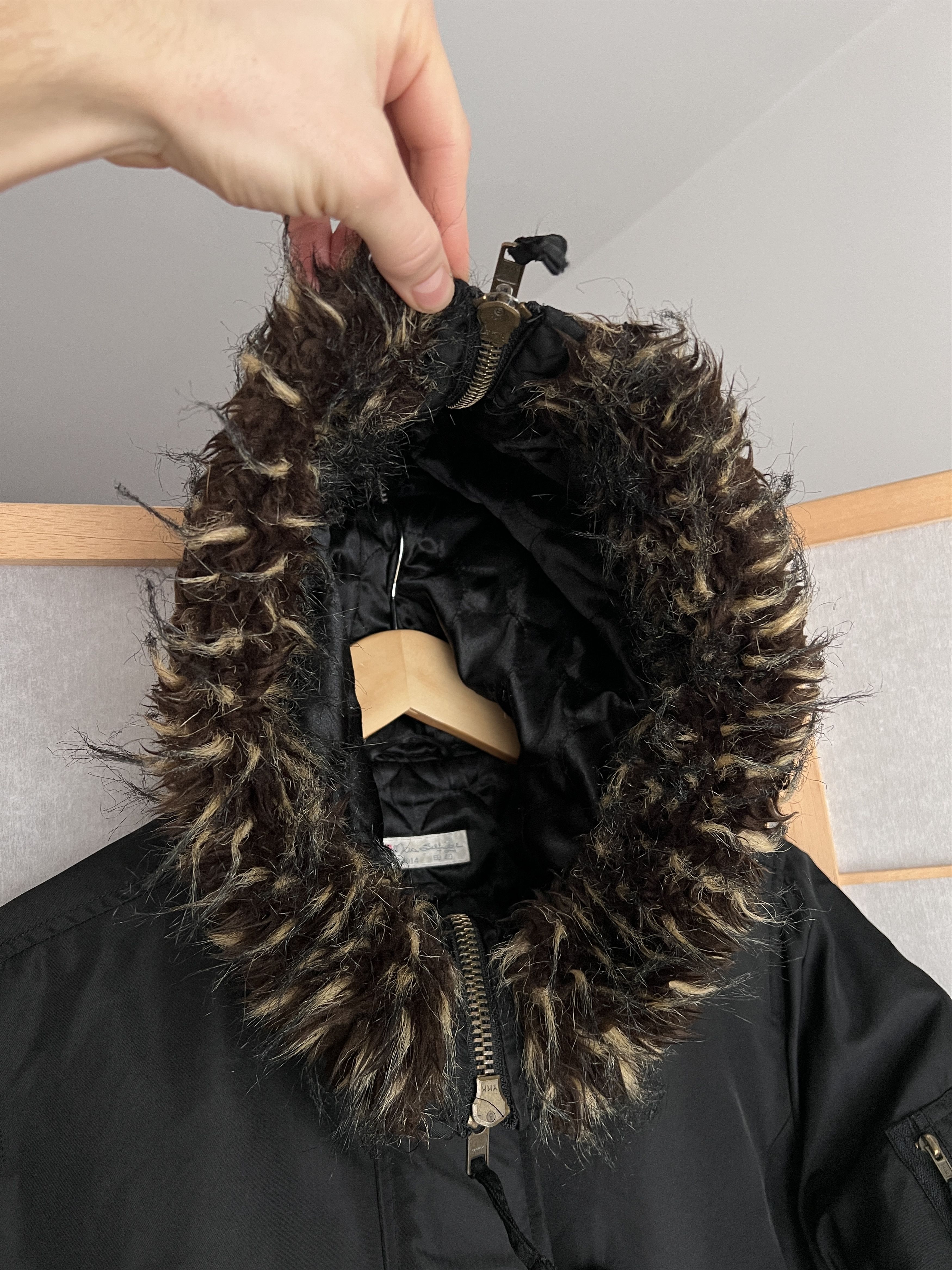 If Six Was Nine Avant garde vintage faux fur bomber jacket hood cropped punk Size M / US 6-8 / IT 42-44 - 22 Thumbnail