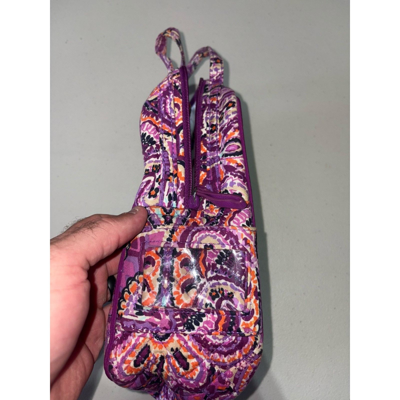 Vera Bradley Vera Bradley Lunch Bunch Lunch Bag-Plum Crazy Pattern Size ONE SIZE - 2 Thumbnail
