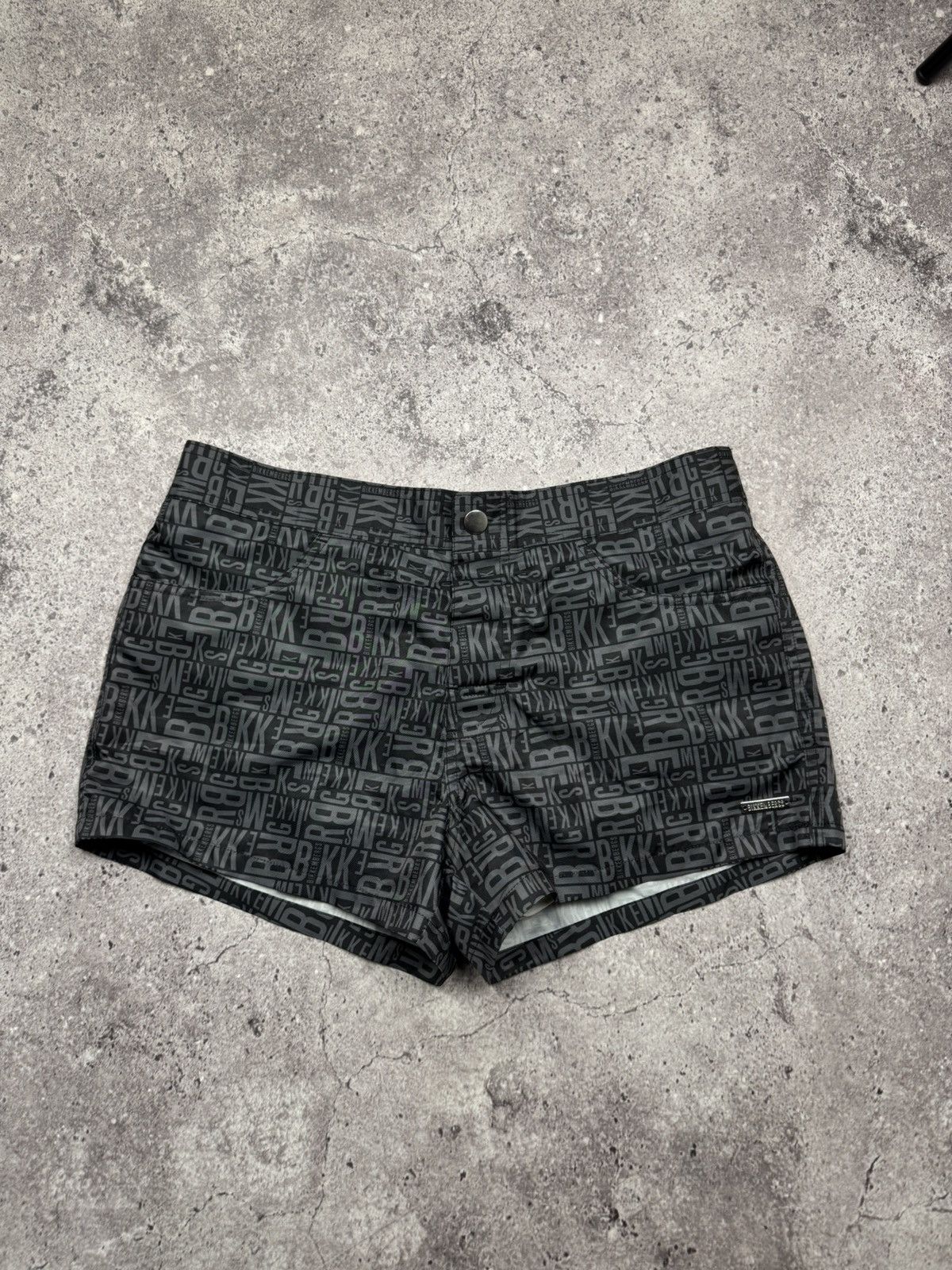 Dirk Bikkembergs Mens Vintage Bikkembergs Monogram Swim Shorts Nylon Size US 30 / EU 46 - 1 Thumbnail