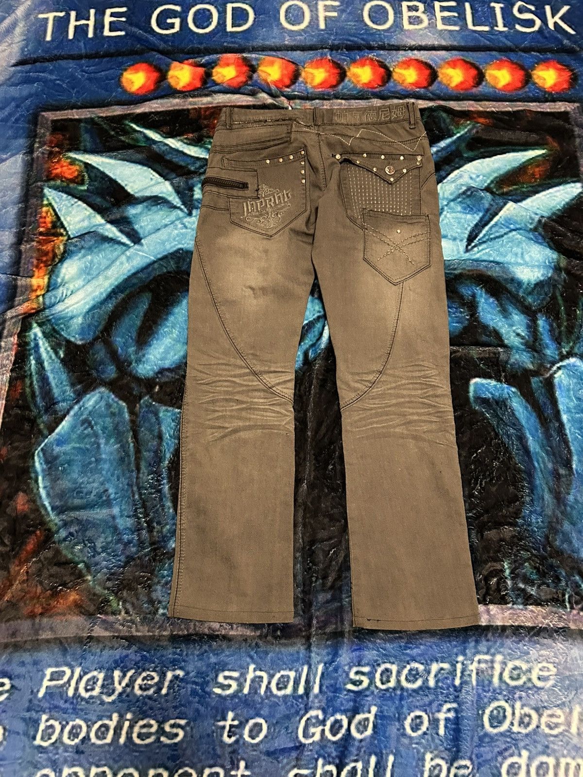 Japanese Brand Grey japrag jeans Size US 29 - 3 Thumbnail
