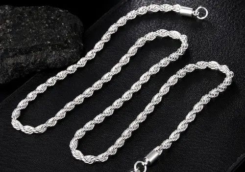 Jewelry Twisted Rope Necklace🔥🔥🔥 Size ONE SIZE - 1 Thumbnail