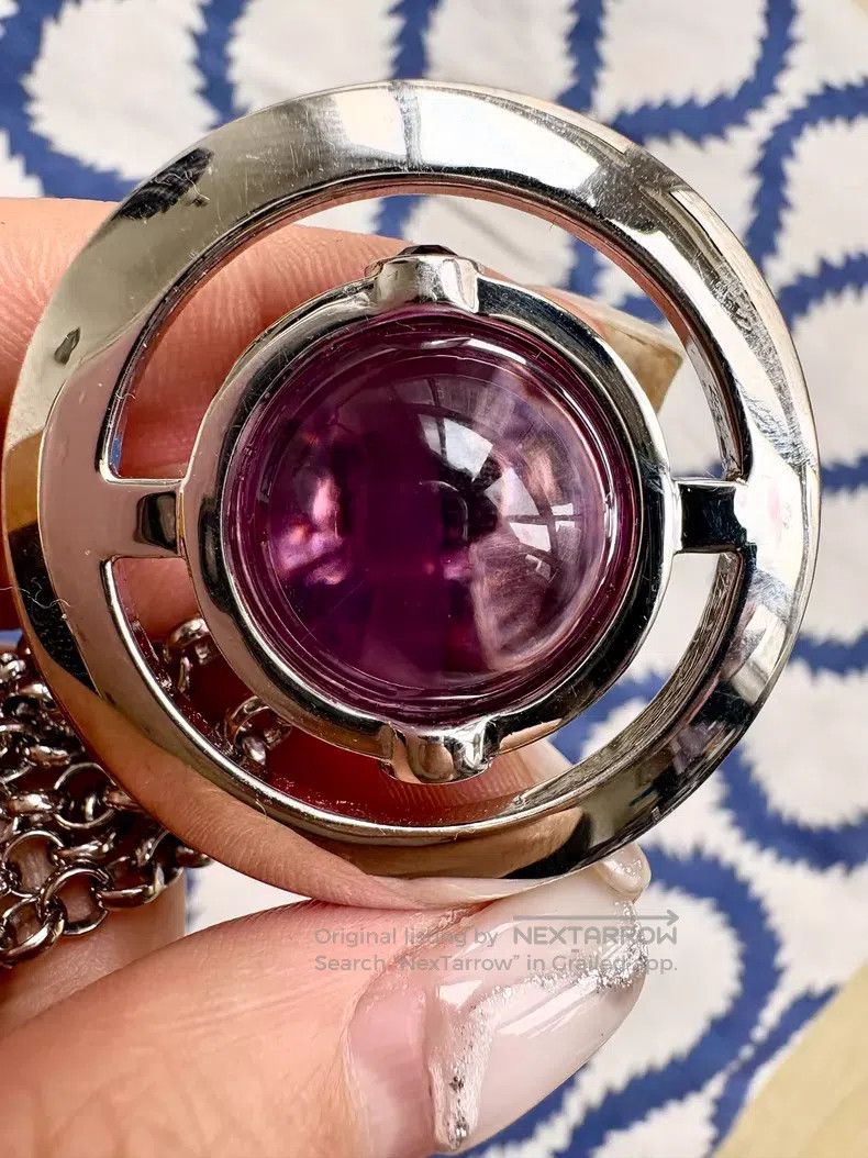 Vivienne Westwood Vivienne Westwood Purple Large Orb Saturn Planet Necklace Size ONE SIZE - 5 Thumbnail