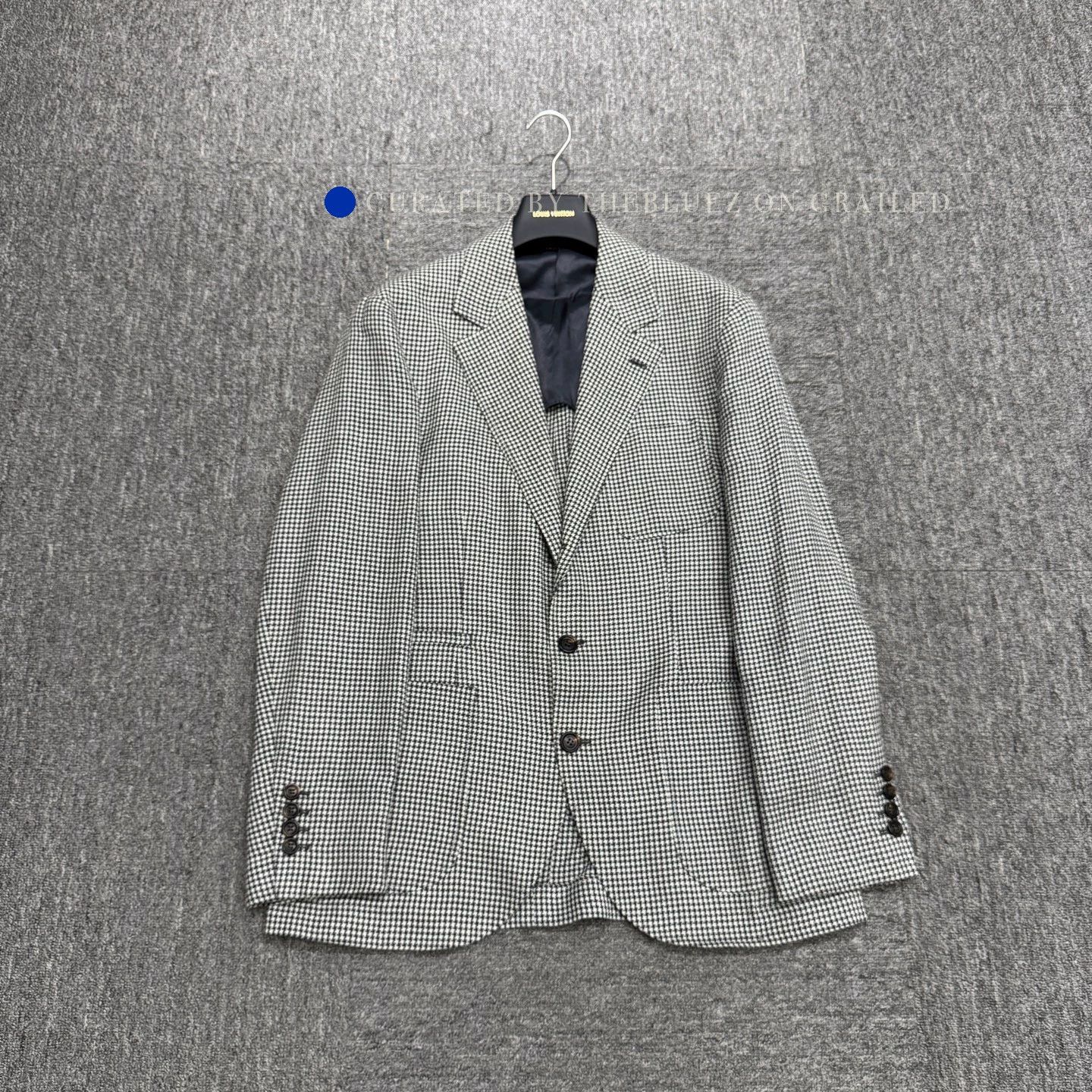 Brunello Cucinelli Gray Plaid Linen-Wool Blazer Size US M / EU 48-50 / 2 - 1 Thumbnail