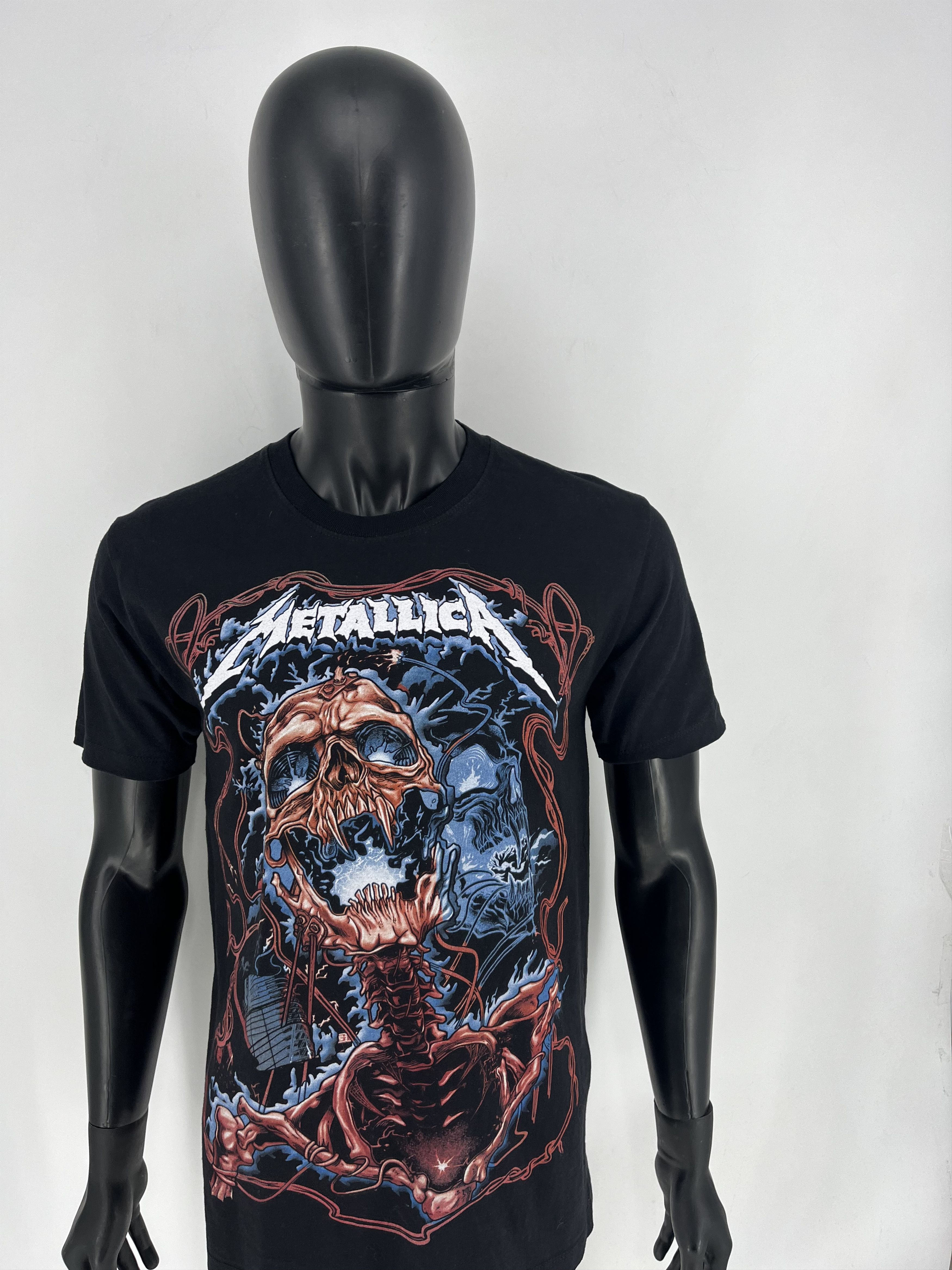 Band Tees × Vintage Vintage 90s Metallica Birmingham England Concert TShirt Size US M / EU 48-50 / 2 - 5 Thumbnail
