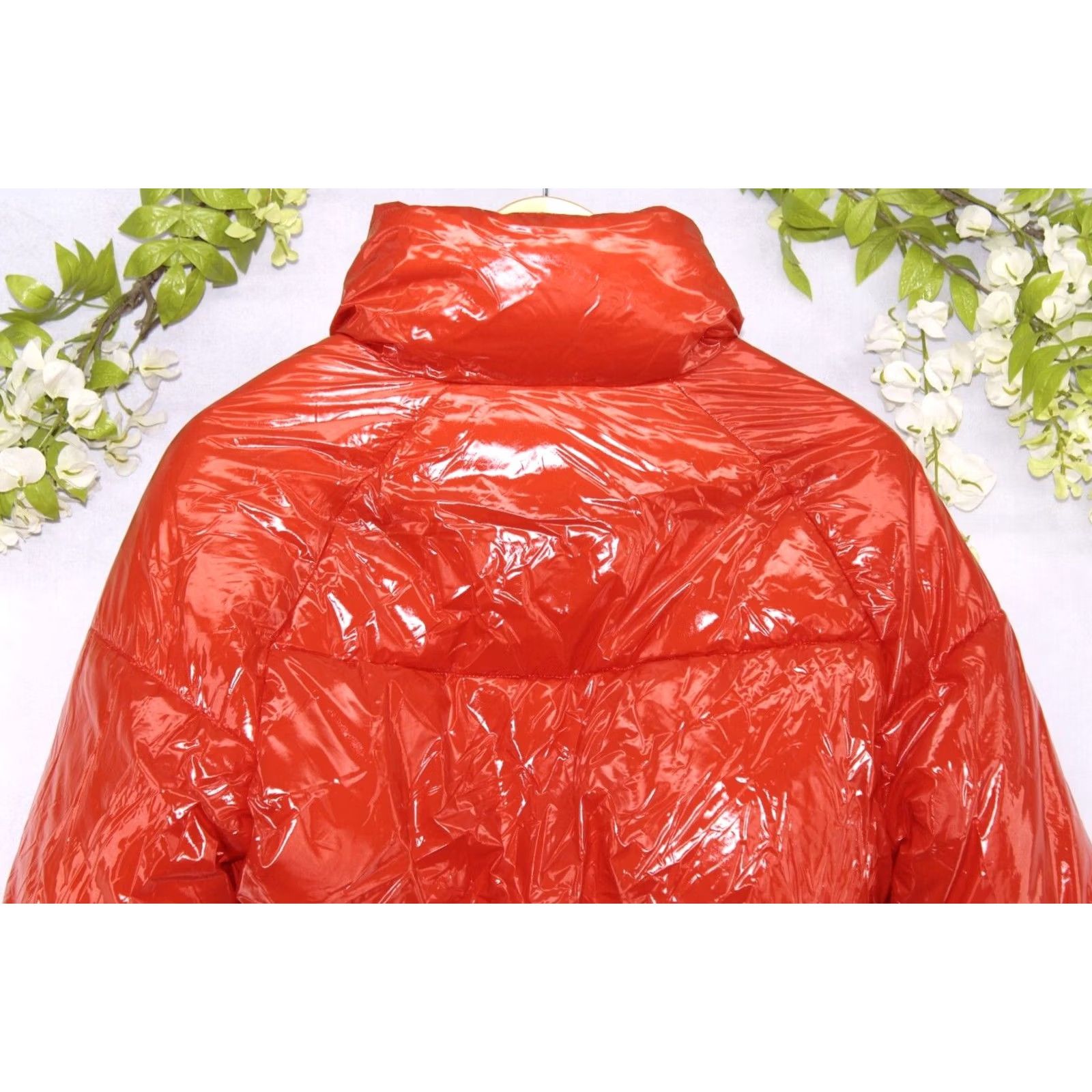 Zara Zara Cropped Puffer Jacket Red XS Women's Regular Full Zip Jacket New Size XS / US 0-2 / IT 36-38 - 5 Thumbnail