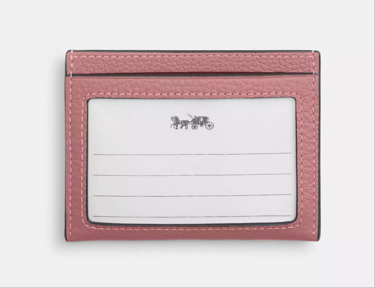 Coach Slim Id Card Case With Heart Rivets CDG89 Size ONE SIZE - 7 Thumbnail