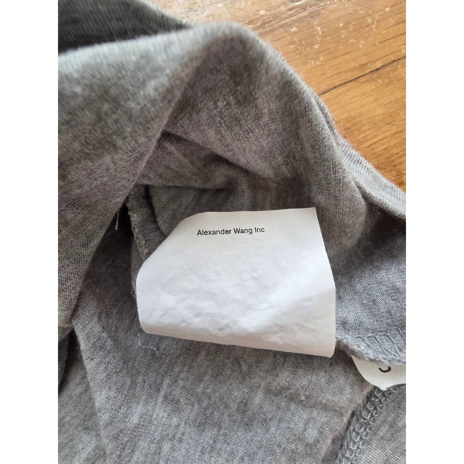 Alexander Wang Alexander Wang Grey Jersey Short Sleeve Dress Size S A001013 Size S / US 4 / IT 40 - 6 Thumbnail