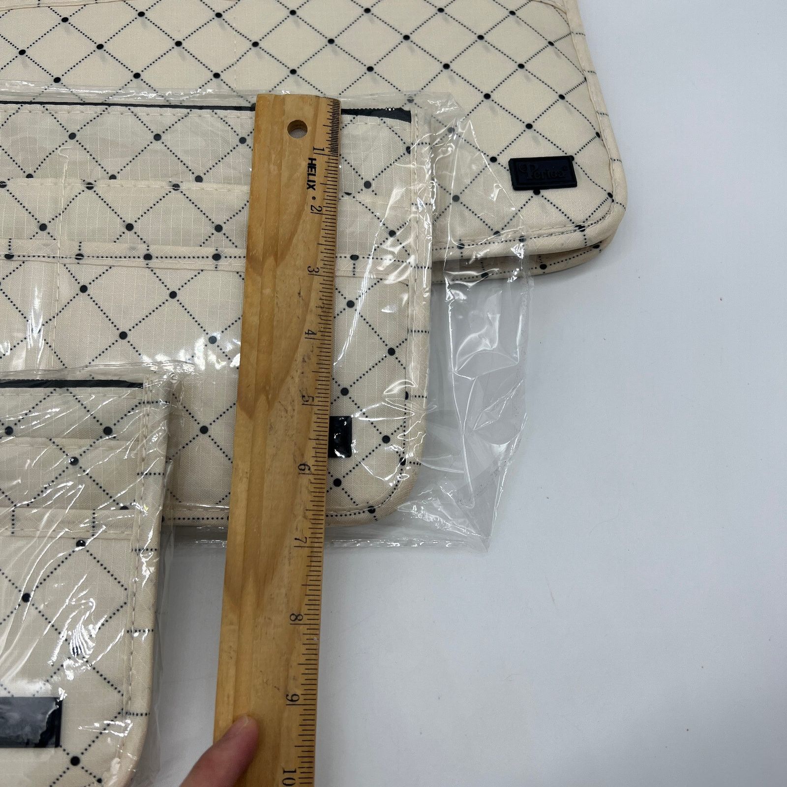 Other Periea Set of 3 Purse Organizers with Gift Bags Black Dots Size ONE SIZE - 5 Thumbnail