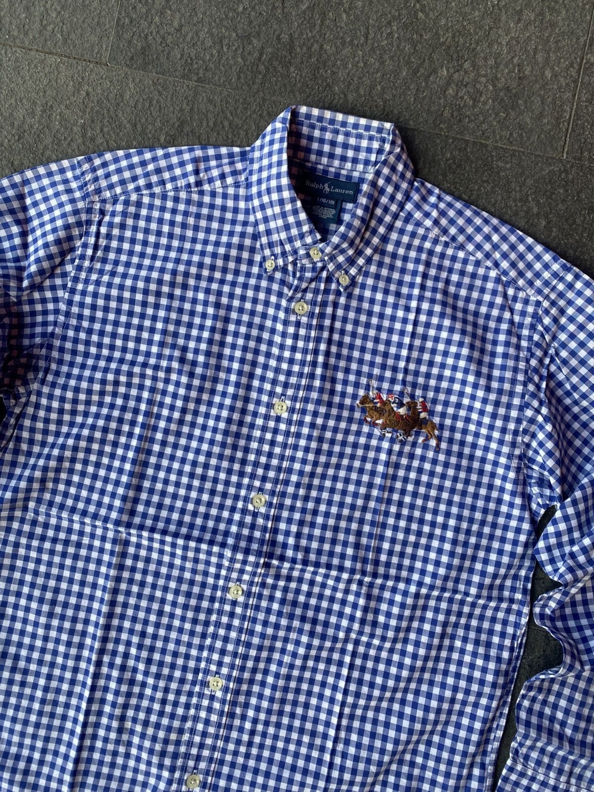 Ralph Lauren Ralph lauren riding horse embroidery plaid shirt Size US M / EU 48-50 / 2 - 2 Thumbnail