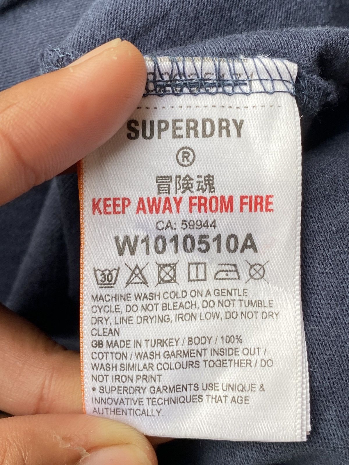 Superdry Real Superdry Beads Souvenir Acid Wash Tee Size US M / EU 48-50 / 2 - 11 Thumbnail