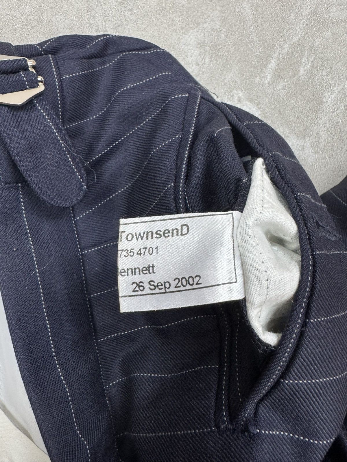 Other Vintage Norton & Townsend Bespoke Tailoring stripes trousers Size US 32 / EU 48 - 9 Thumbnail