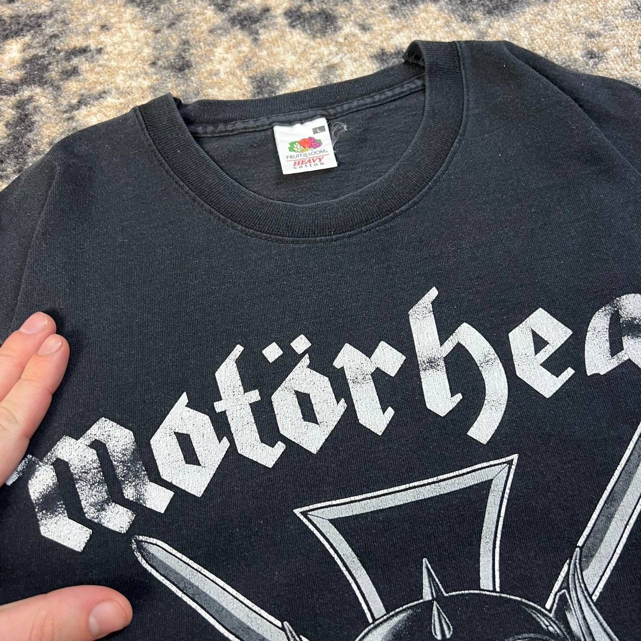 Band Tees Motorhead Vintage Y2K Big Logo Rock Band T-Shirt 2TS2 Size US L / EU 52-54 / 3 - 4 Thumbnail