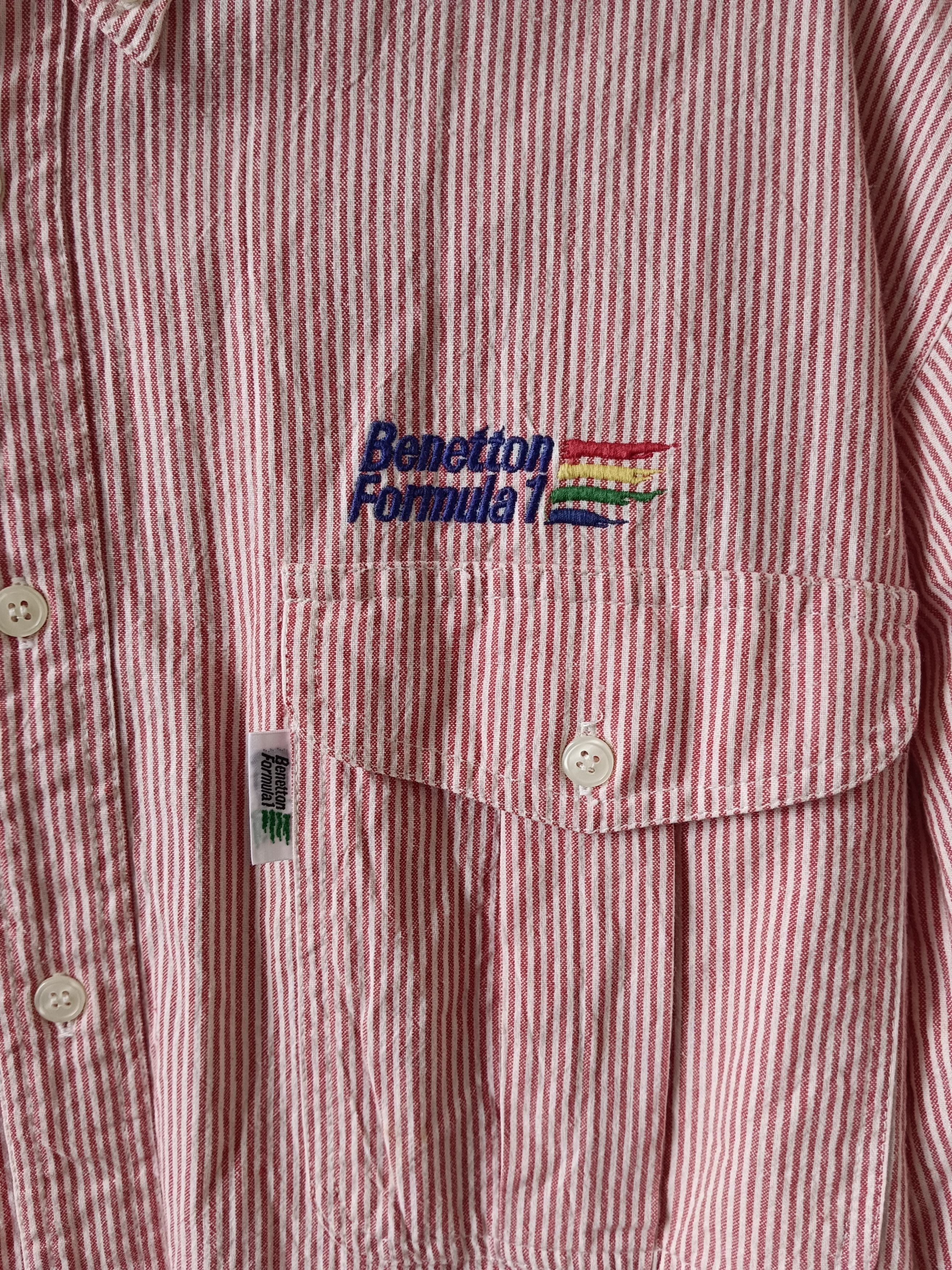 United Colors Of Benetton Benetton Formula 1 Chambray Shirt Hickory Size US XL / EU 56 / 4 - 5 Thumbnail