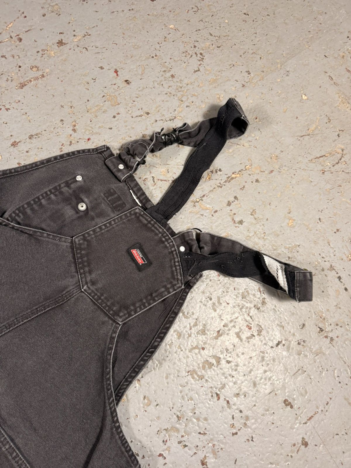Dickies Perfectly Distressed Dickies Denim Overalls Size US 34 / EU 50 - 10 Thumbnail