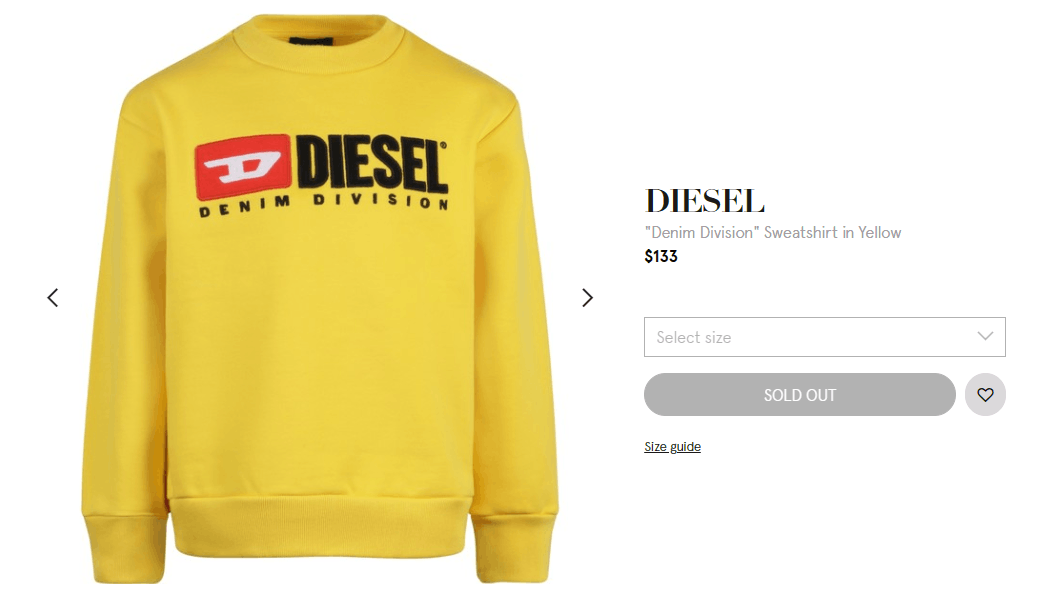 Diesel DIESEL Denim Division Sweatshirt In Yellow Size US S / EU 44-46 / 1 - 4 Thumbnail