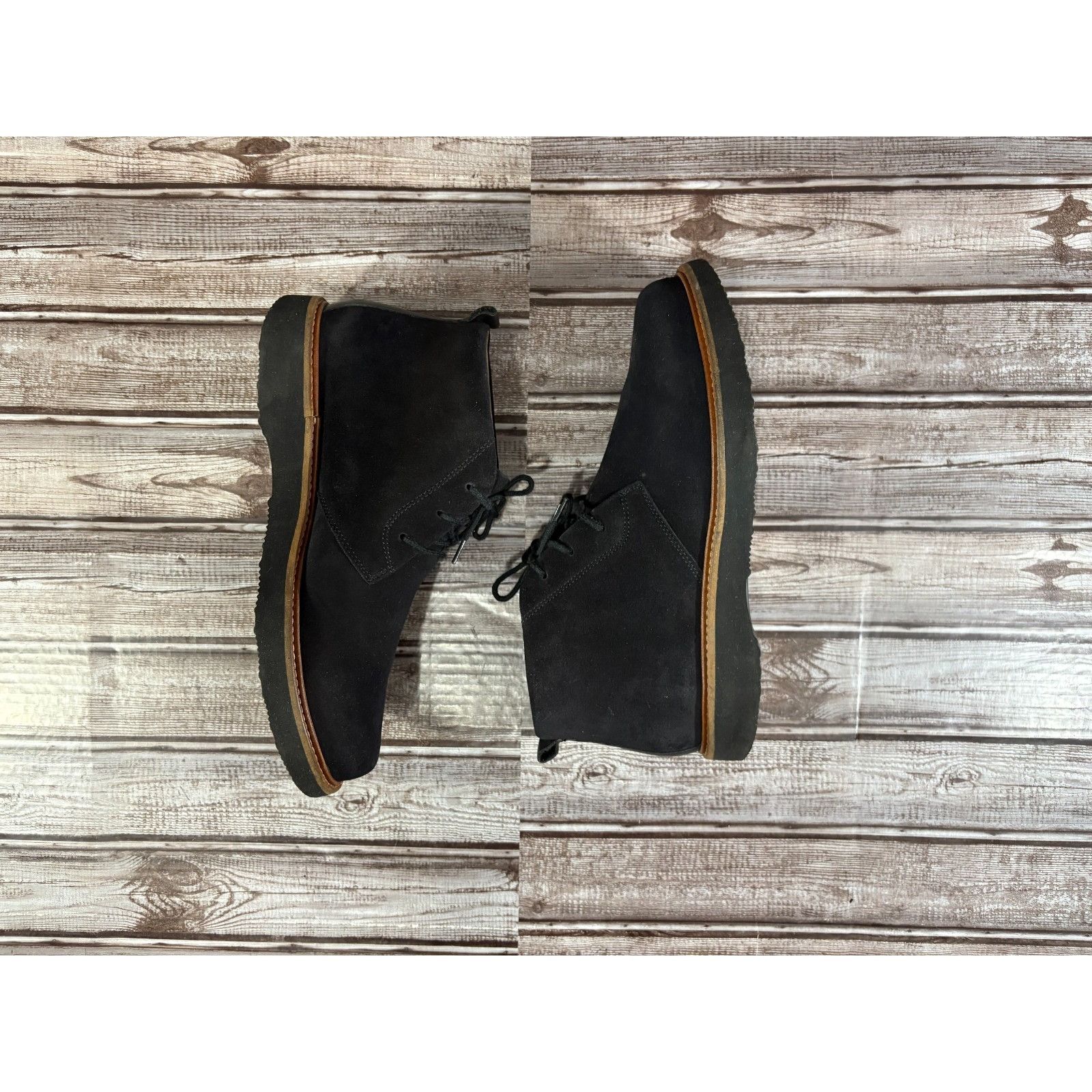 Samuel Hubbard Boots Mens 11 M Brown Leather Re Boot Chukka Lace Up Ankle Vibram Men main image 2