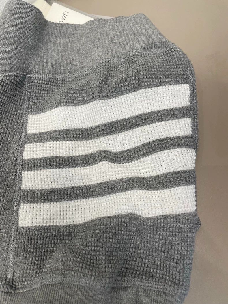 Thom Browne Thom Browne Gray waffle shorts Size US 42 / EU 58 - 8 Thumbnail
