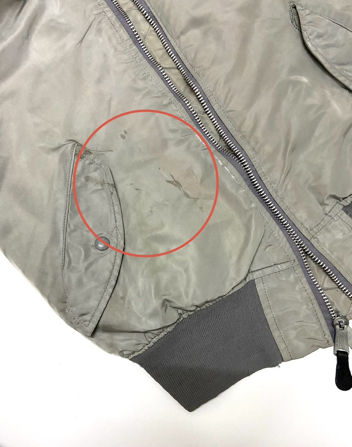 Alpha Industries × Vintage VINTAGE ALPHA INDUSTRIES USA BOMBER JACKET Size US M / EU 48-50 / 2 - 12 Thumbnail