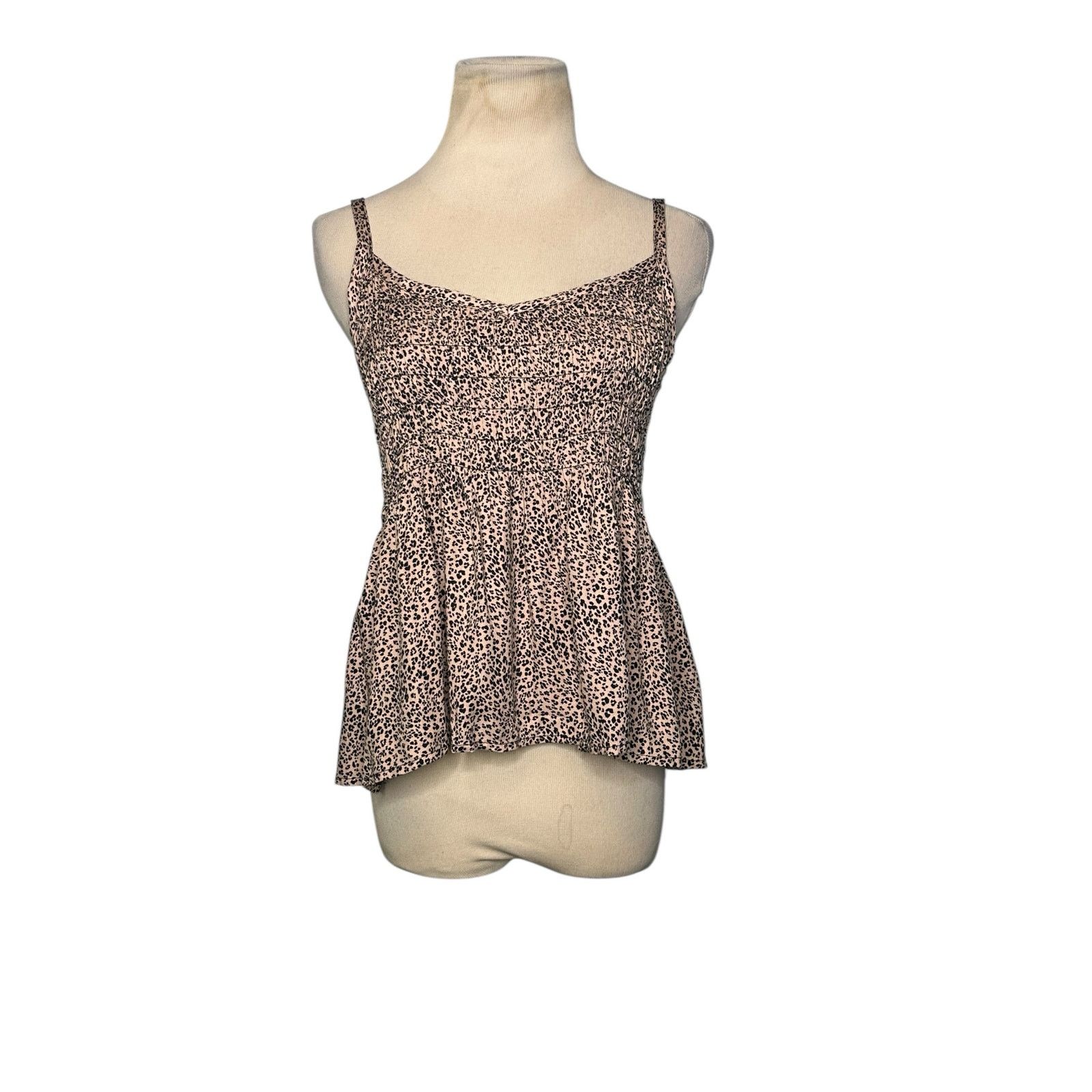 Urban Outfitters Urban Romantics animal print smocked cami top size Medium Size M / US 6-8 / IT 42-44 - 13 Thumbnail