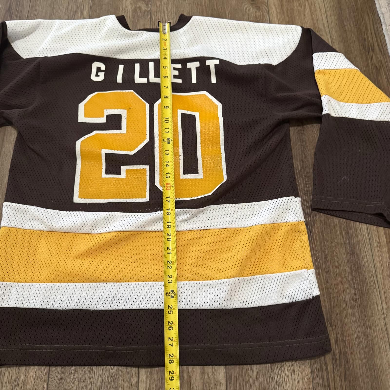 Other Vintage 70s 80s Hockey Jersey Sweater Canada Brown Yellow Size US XL / EU 56 / 4 - 6 Thumbnail