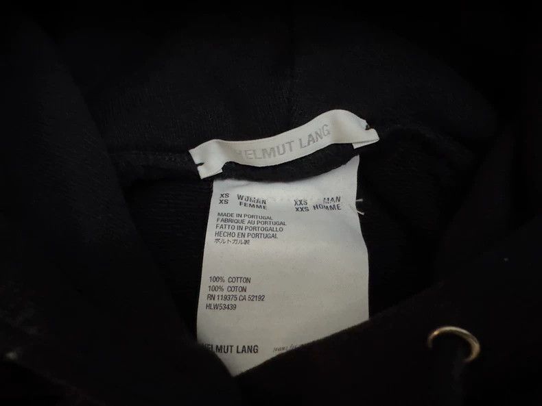 Helmut Lang HELMUT LANG Black hooded hoodie Size XS / US 0-2 / IT 36-38 - 2 Thumbnail