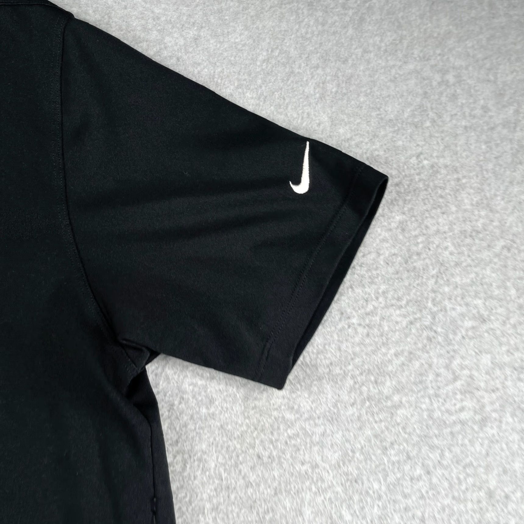 Nike Nike Polo Shirt Mens L Black Short Sleeve Lightweight Casual Workwear Polo with Swoosh Size US L / EU 52-54 / 3 - 2 Thumbnail
