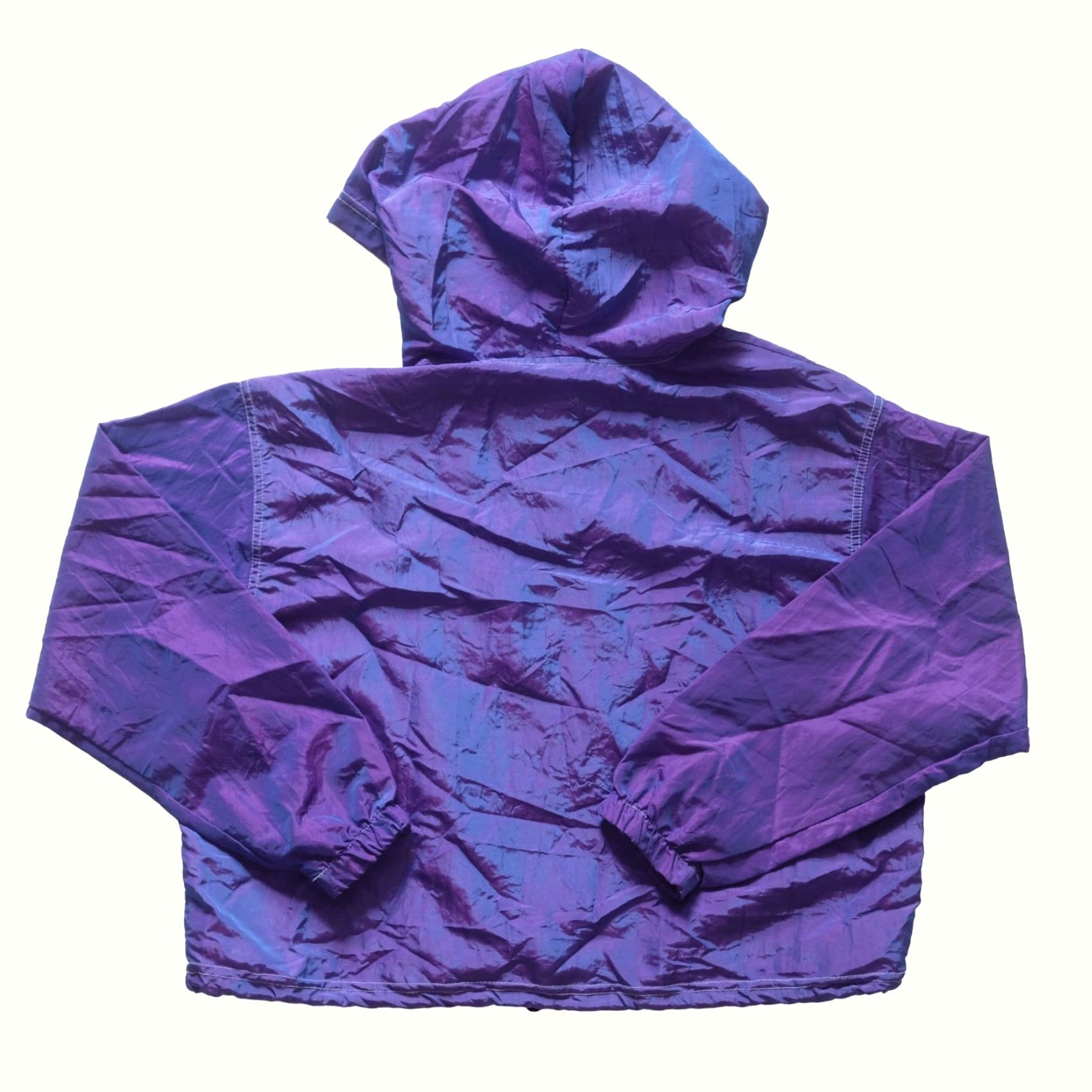 Ocean Pacific VINTAGE Ocean Pacific SURFING ACTIVE 90s NYLON 1/4 ZIP PULL OVER HOODIE Women SZ M Size M / US 6-8 / IT 42-44 - 3 Thumbnail