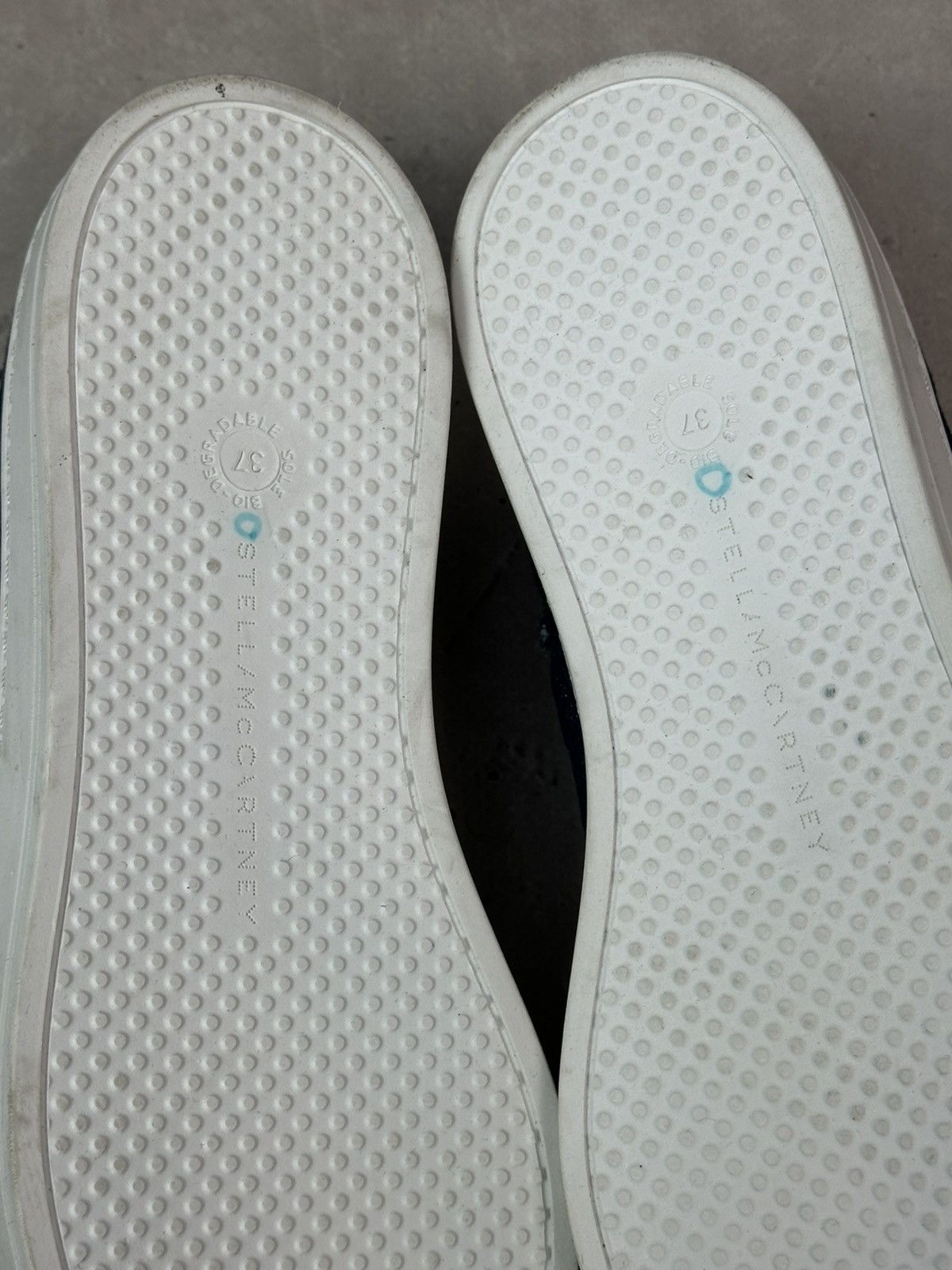 Stella McCartney Stella McCartney Blue Denim Made in Italy Slip-on Sneakers Size US 7 / IT 37 - 15 Thumbnail