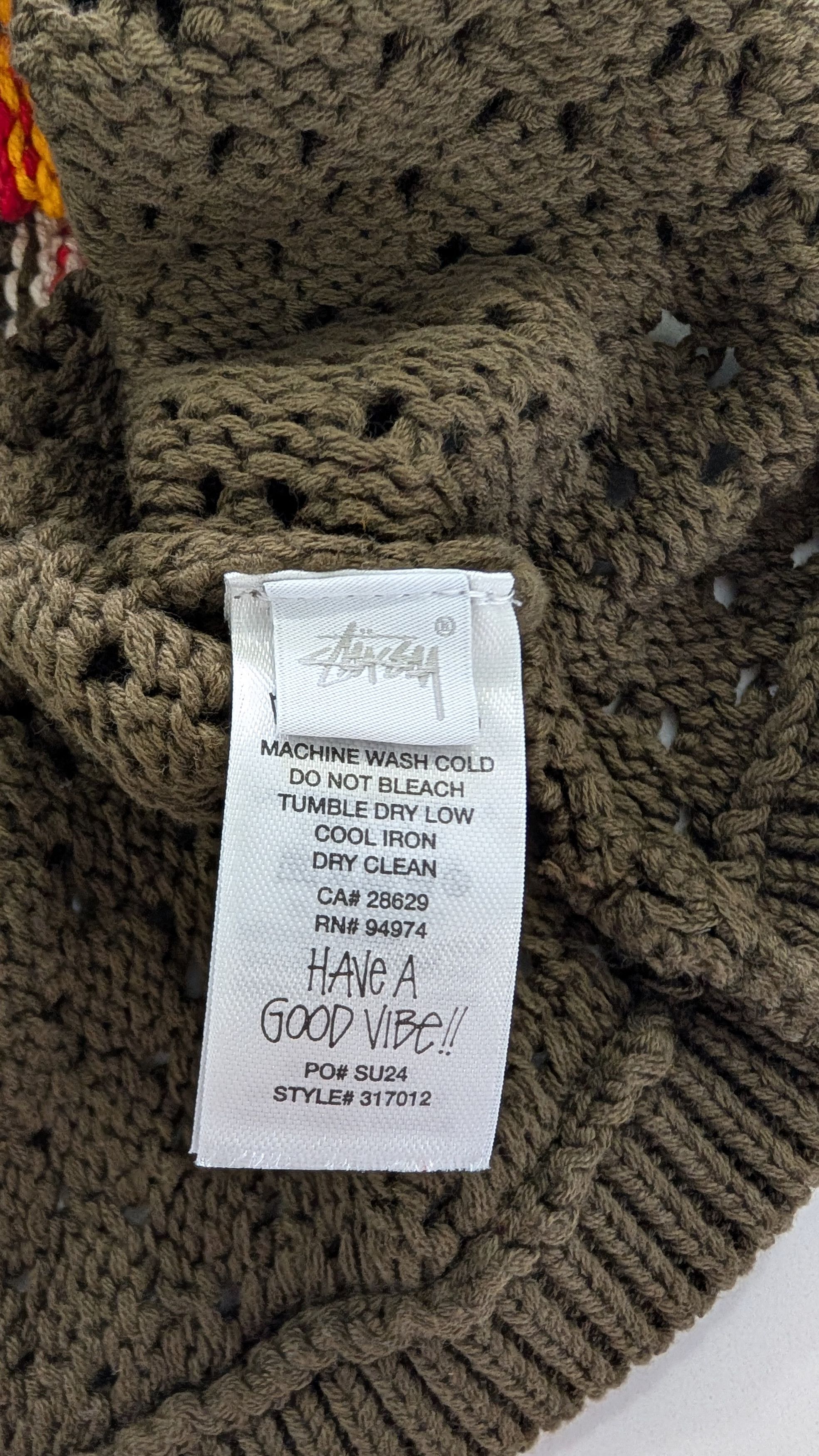 Patta × Stussy STUSSY x PATTA Loose Gauge Stripe Pullover Medum Size US M / EU 48-50 / 2 - 7 Thumbnail