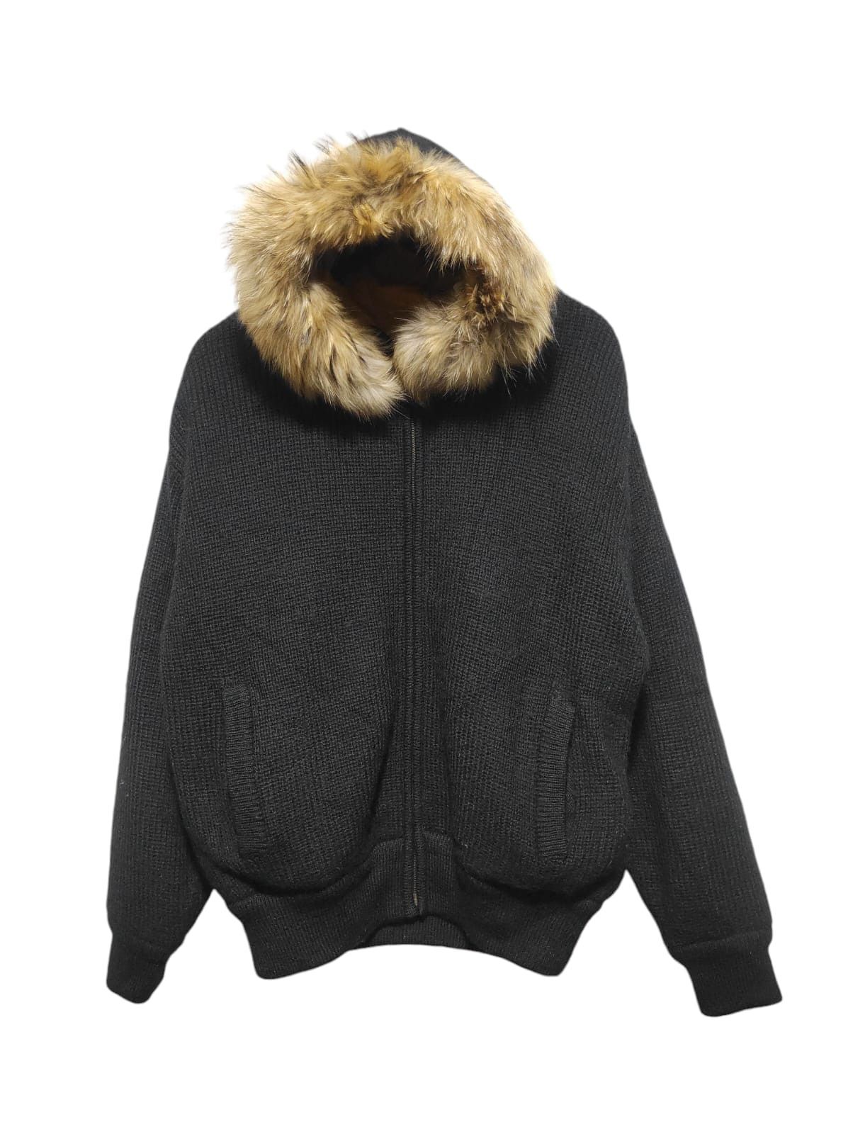 Mr. Junko Mr.Junko Knit Fur Hoodie If6Was9 LGB style Size US L / EU 52-54 / 3 - 3 Thumbnail
