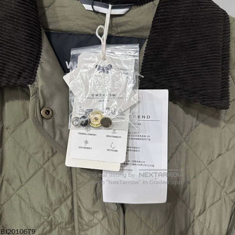 Max Mara Max Mara Military Green Quilted Cotton Jacket Size XS / US 0-2 / IT 36-38 - 3 Thumbnail
