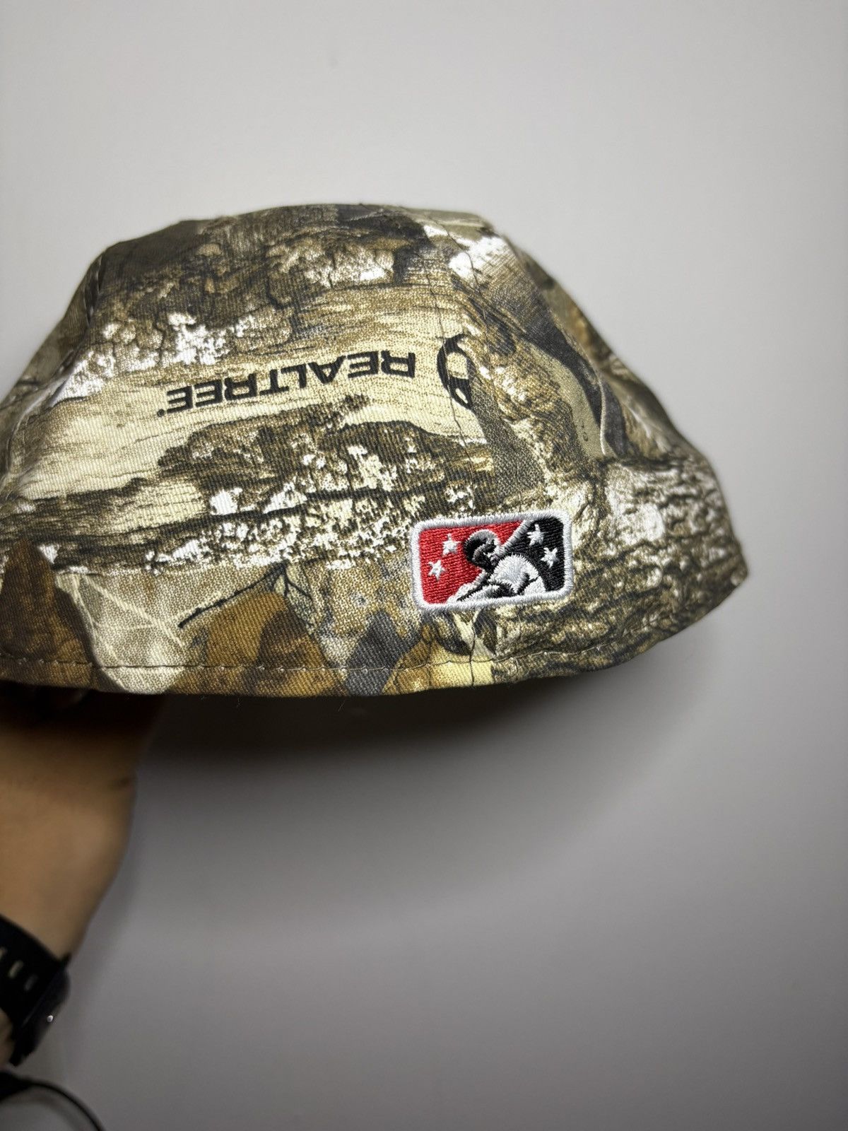 New Era Sz 7 5/8 MiLB Ottawa Lynx Fitted Real Tree Size ONE SIZE - 7 Thumbnail