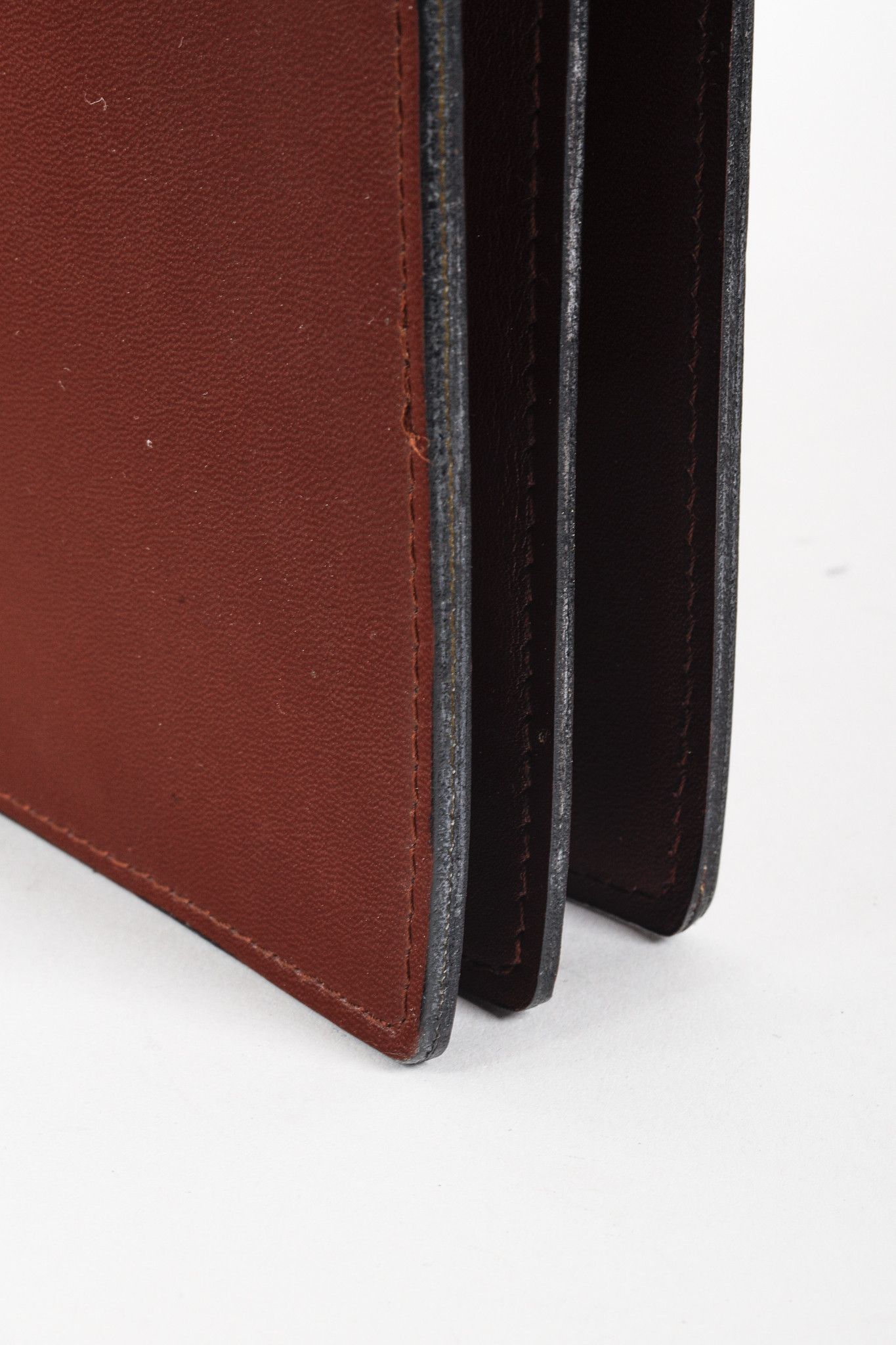 Cartier Cartier Logo Red Burgundy Leather Vintage Document Case Size ONE SIZE - 6 Thumbnail