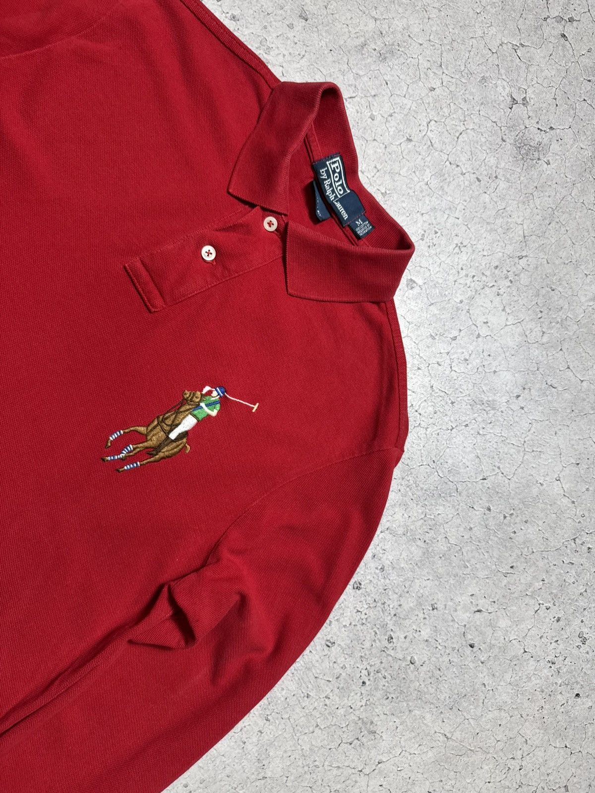 Polo Ralph Lauren Polo Ralph Lauren Polo Longsleeve Vintage Big Pony #3 Size US M / EU 48-50 / 2 - 6 Thumbnail