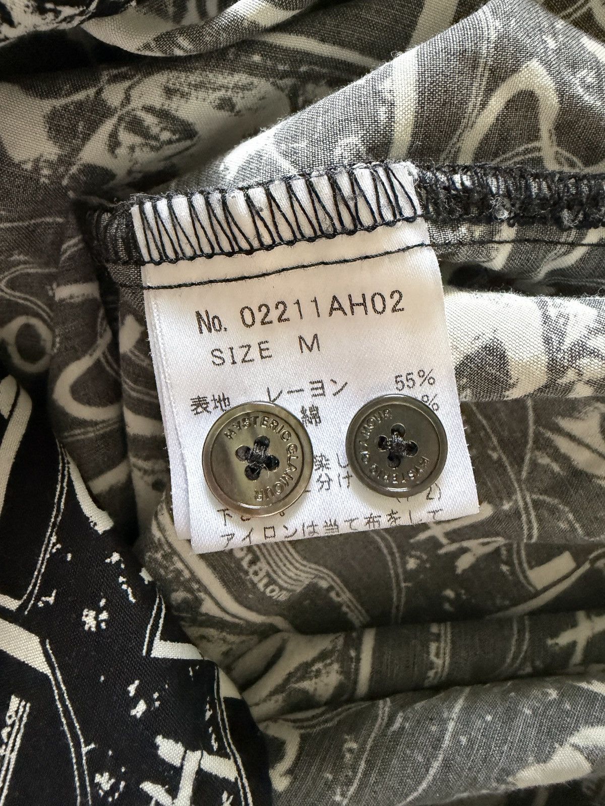 Hysteric Glamour Hysteric Glamour Sonic Youth Button Up Size US M / EU 48-50 / 2 - 4 Thumbnail