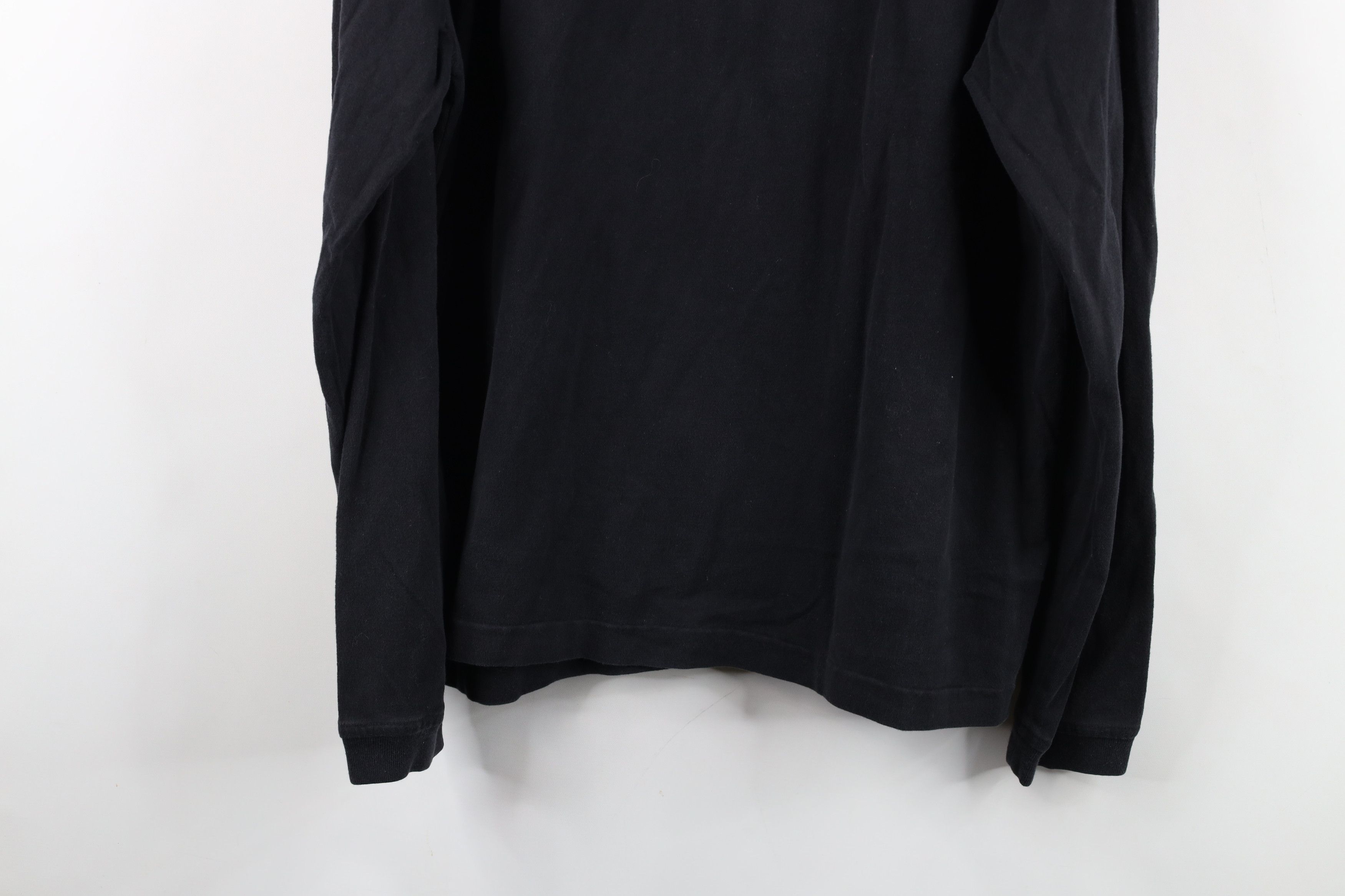 Brooks Brothers Vintage Brooks Brothers Soft Cloth Mock Neck T-Shirt Black Size US L / EU 52-54 / 3 - 13 Thumbnail