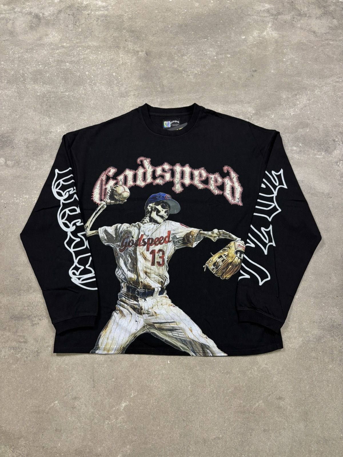Godspeed Godspeed Strike Out Longsleeve, Black Size US XXL / EU 58 / 5 - 1 Thumbnail