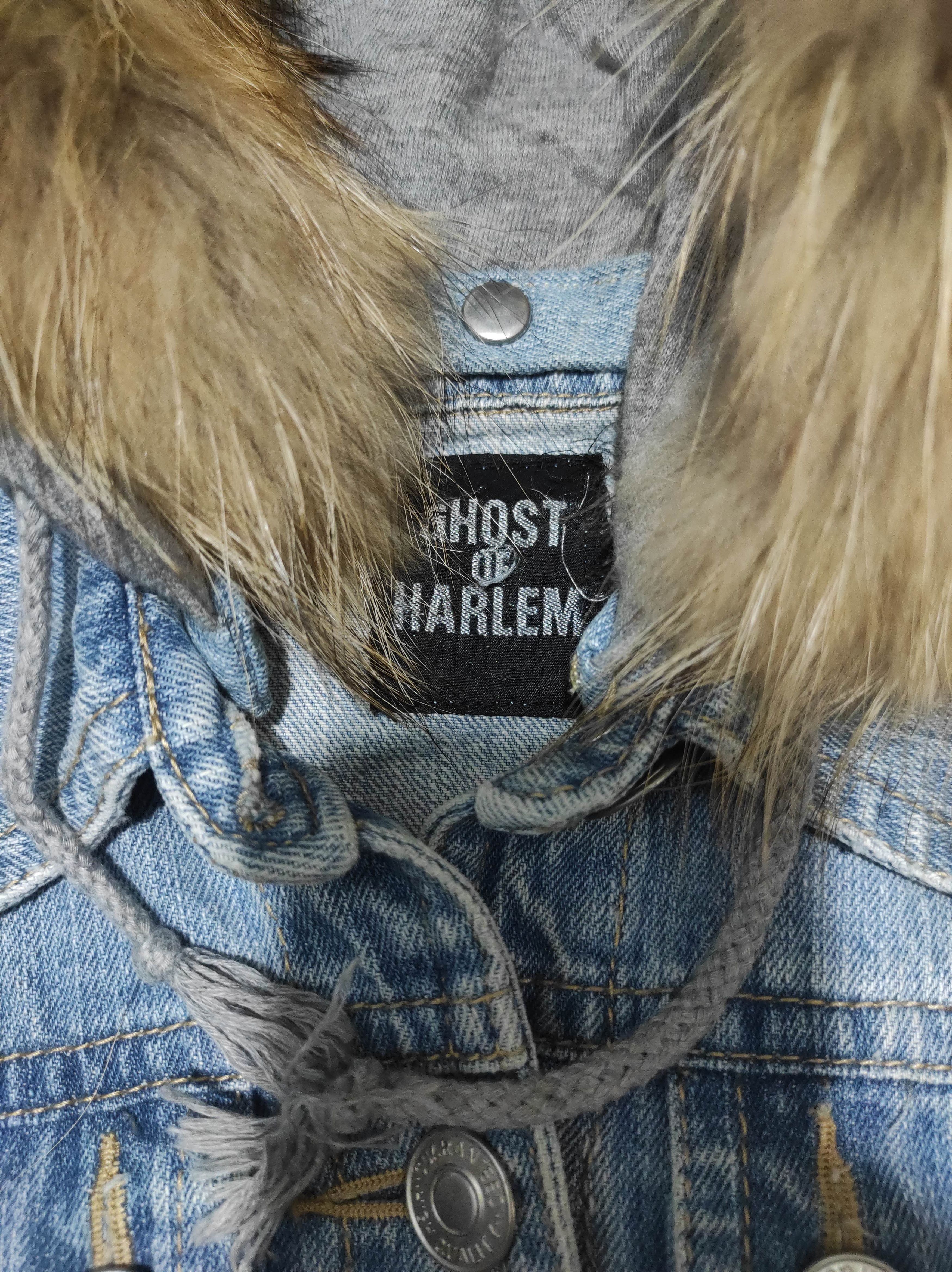 14th Addiction Ghost Of Halem Vest Denim Fur Hoodie Jacket i6w9 lgb style Size XS / US 0-2 / IT 36-38 - 11 Thumbnail