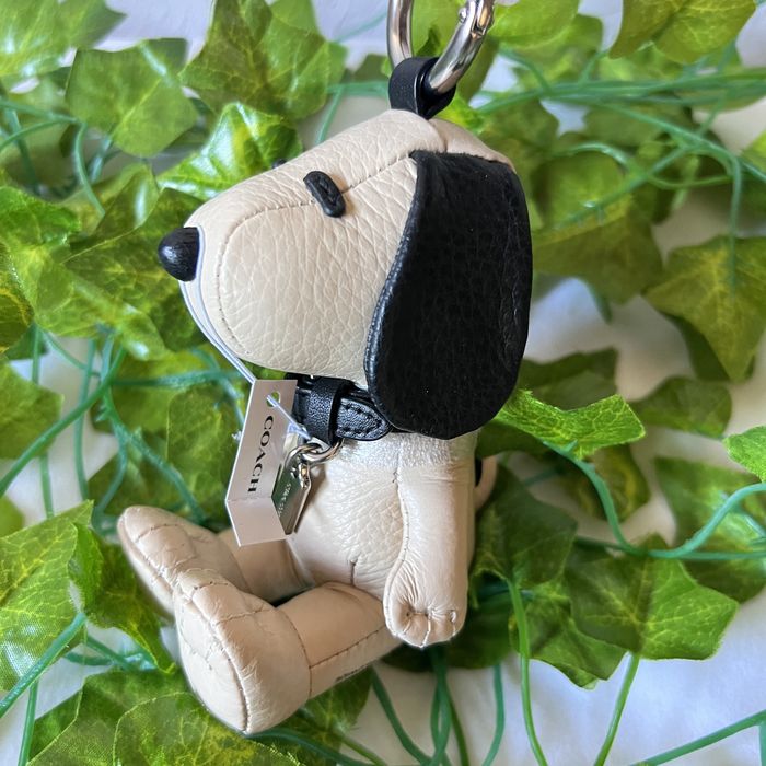 NWT Coach X Peanuts Snoopy Collectible Bag Charm/ Keychain In