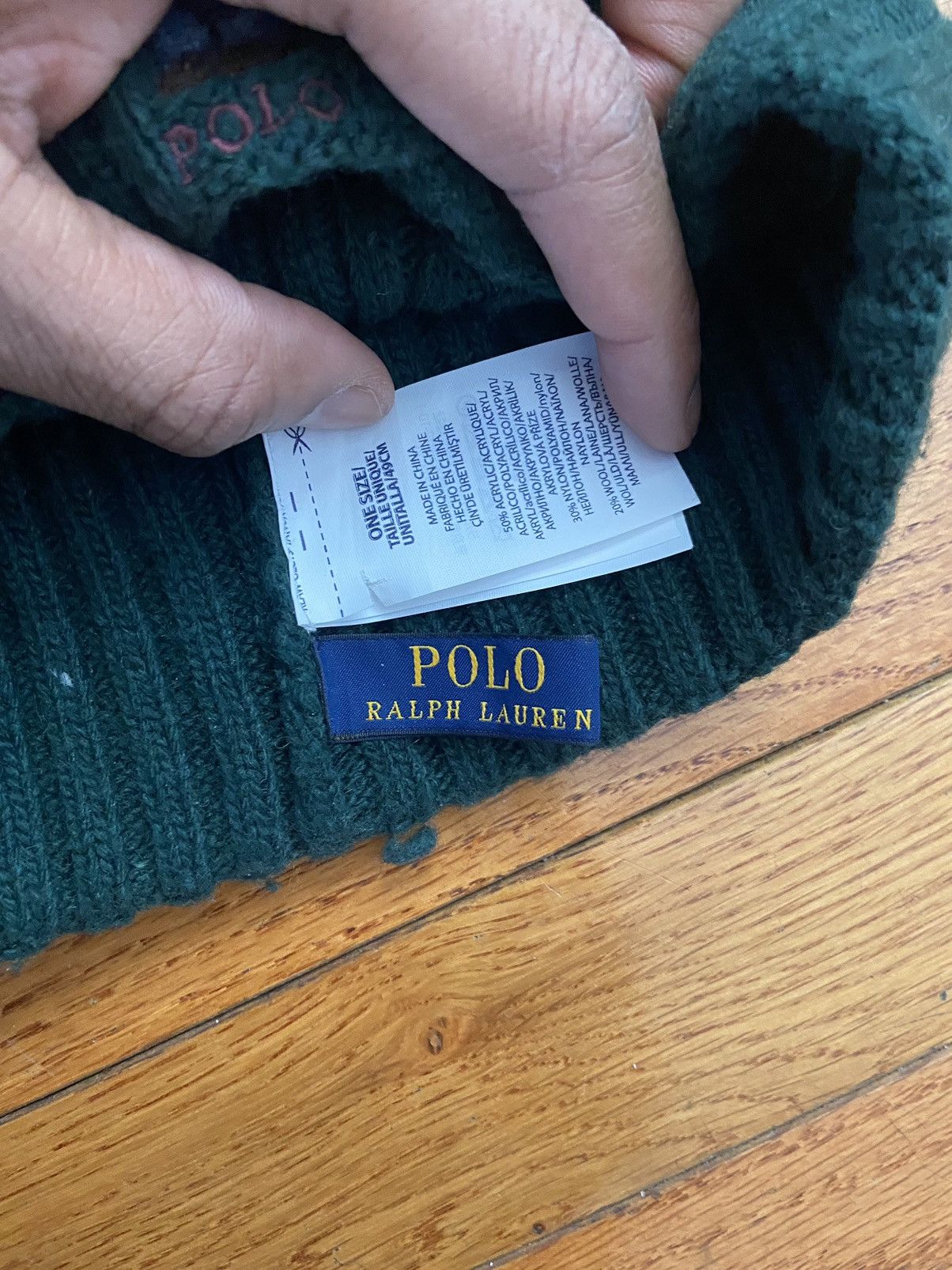 Ralph Lauren Polo Ralph Lauren St Andrew’s Bear Knit Cuffed Beanie Size ONE SIZE - 2 Thumbnail