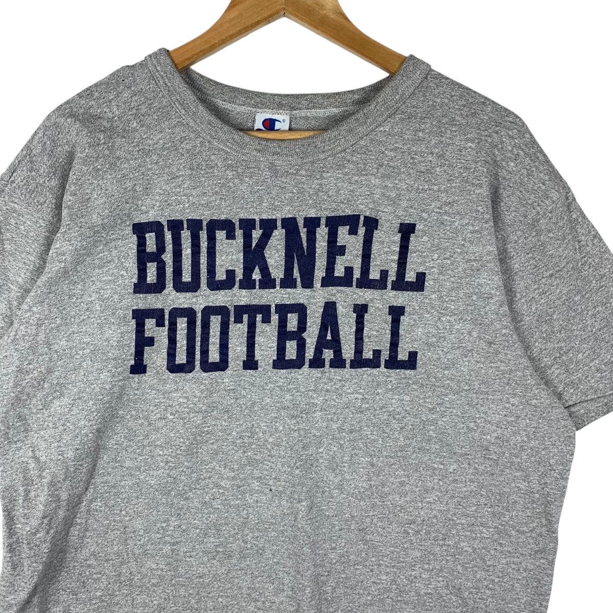 Champion Vintage CHAMPION x BUCKNELL FOOTBALL Boxy Tee Shirt Top Size XL / US 12-14 / IT 48-50 - 5 Thumbnail
