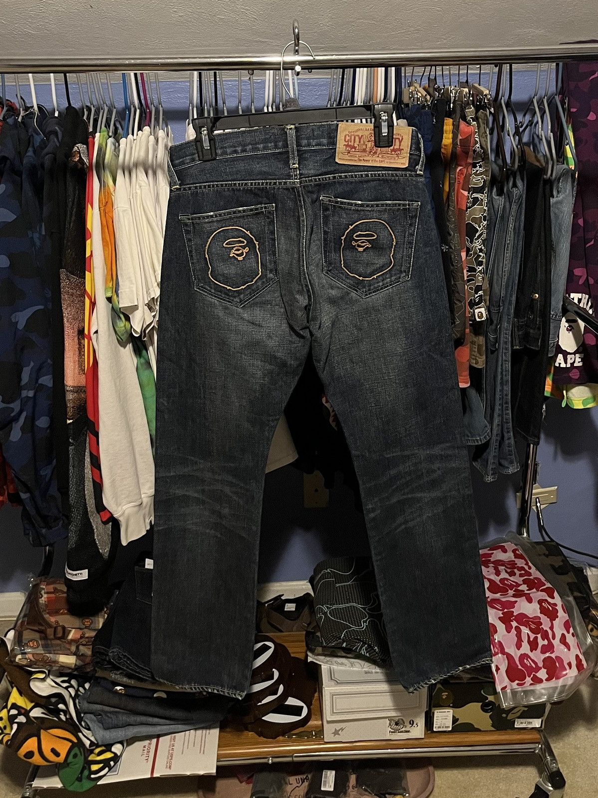 Bape Ape Head Denim Size 28" / US 6 / IT 42 - 1 Thumbnail