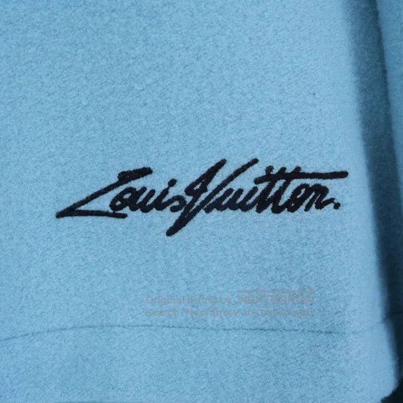 Louis Vuitton Louis Vuitton SS23 Embroidered Letter Half Zip Jacket Size US XL / EU 56 / 4 - 3 Thumbnail