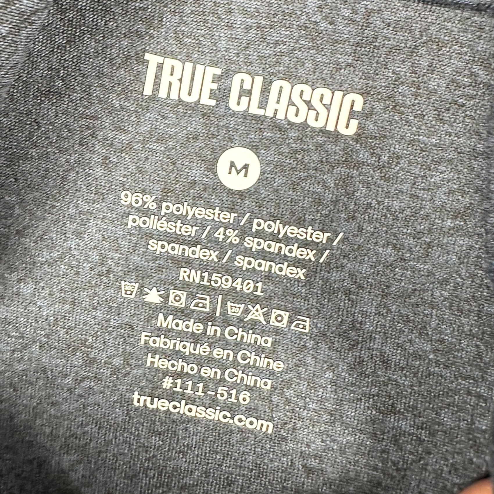 Vintage True Classic Hoodie Shirt Mens Medium Blue Athletic Stretch Long Sleeve Pullover Casual Gift Size US M / EU 48-50 / 2 - 5 Thumbnail