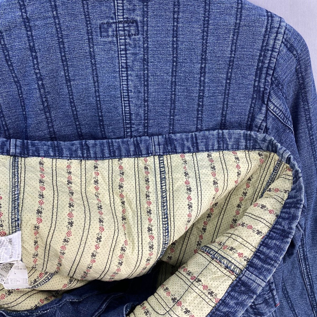 Japanese Brand VertDense Japanese Workwear Style Denim Jacket Selvedge Look Size XS / US 0-2 / IT 36-38 - 10 Thumbnail