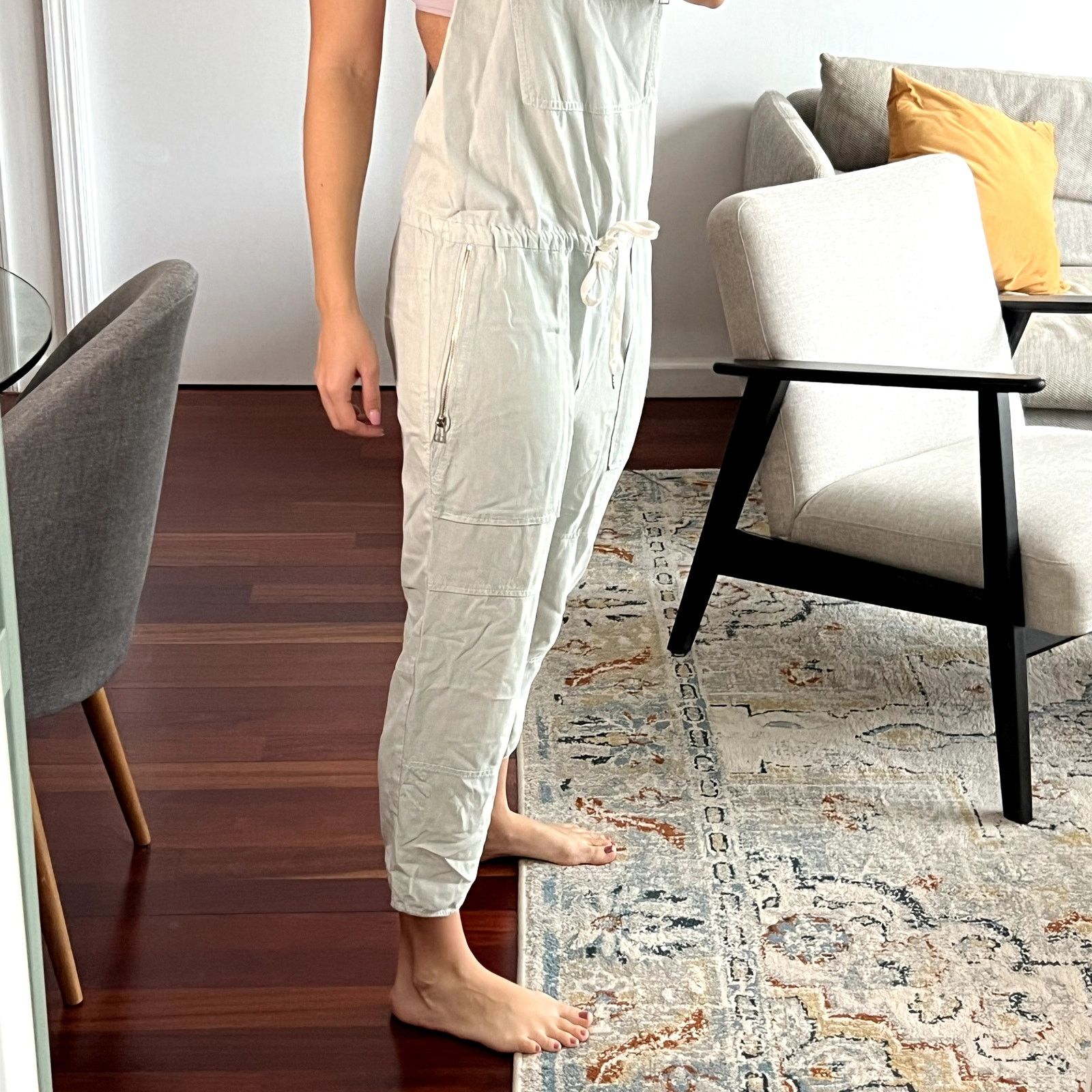 Aritzia Aritzia Wilfred Valletta Moto Overall Pants Jumpsuit Size 26" / US 2 / IT 38 - 2 Thumbnail