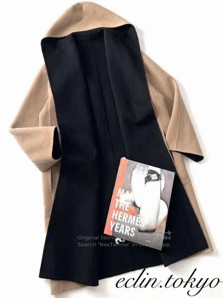 Hermes Hermes Camel hair cashmere reversible coat Size XS / US 0-2 / IT 36-38 - 5 Thumbnail