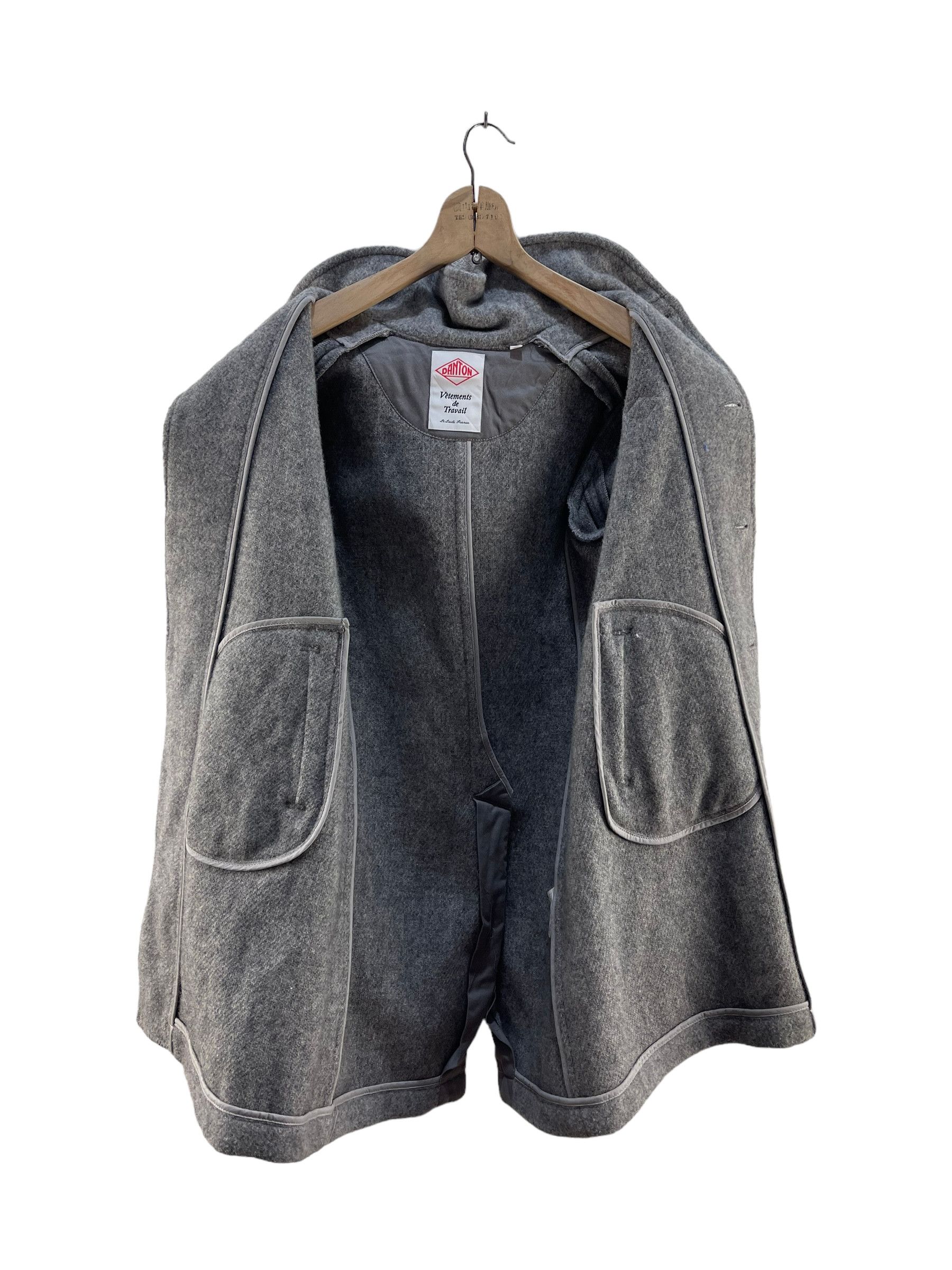 Danton Vintage Danton Vetements De Travail Wool Hoodies Jacket Size S / US 4 / IT 40 - 3 Thumbnail